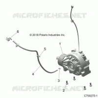 DRIVE TRAIN, FRONT SUPPORT PONT