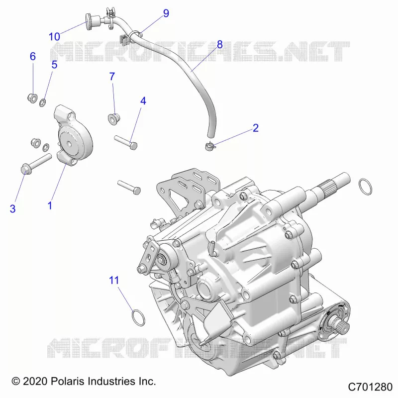 SYSTÃˆME DE TRANSMISSION, MAIN GEARCASE MOUNTING
