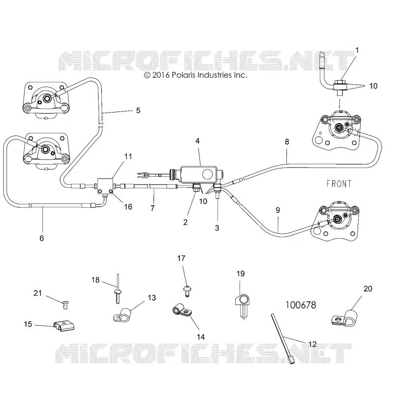 BRAKES, BRAKE LINES AND MAITRE CYLINDRE
