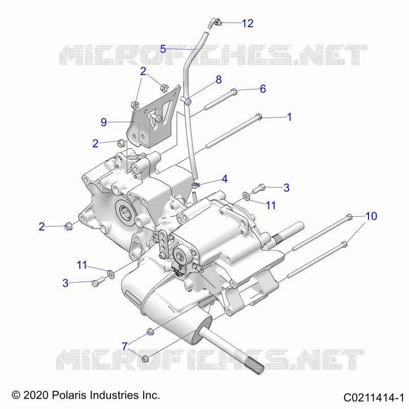 SYSTÃˆME DE TRANSMISSION, MAIN GEARCASE MOUNTING