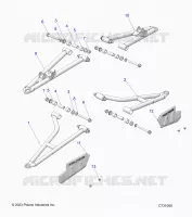SUSPENSION AVANT CONTROL ARMS