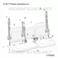 SIEGE BELT AND MOUNTING