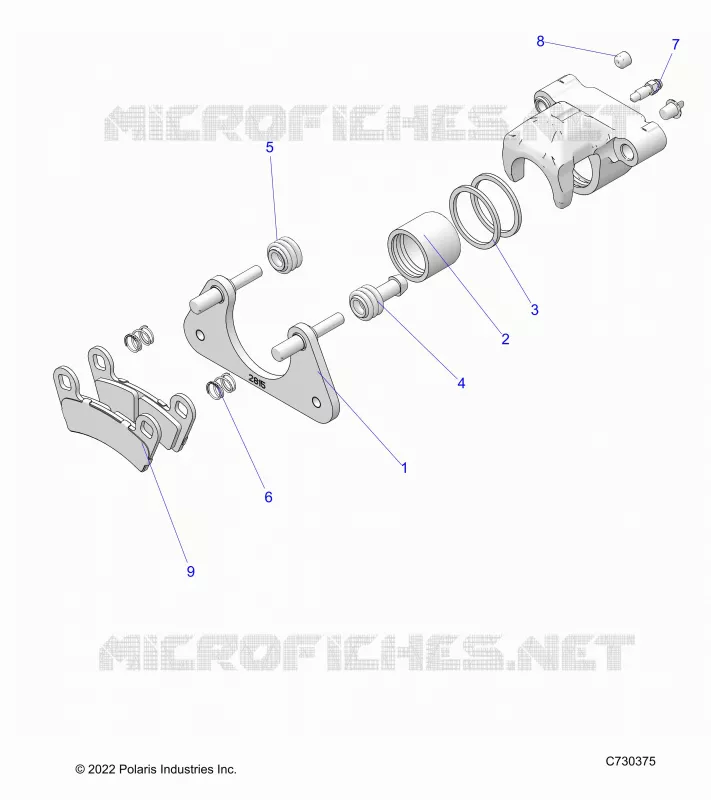 BRAKES, ETRIER DE FREIN ARRIERE
