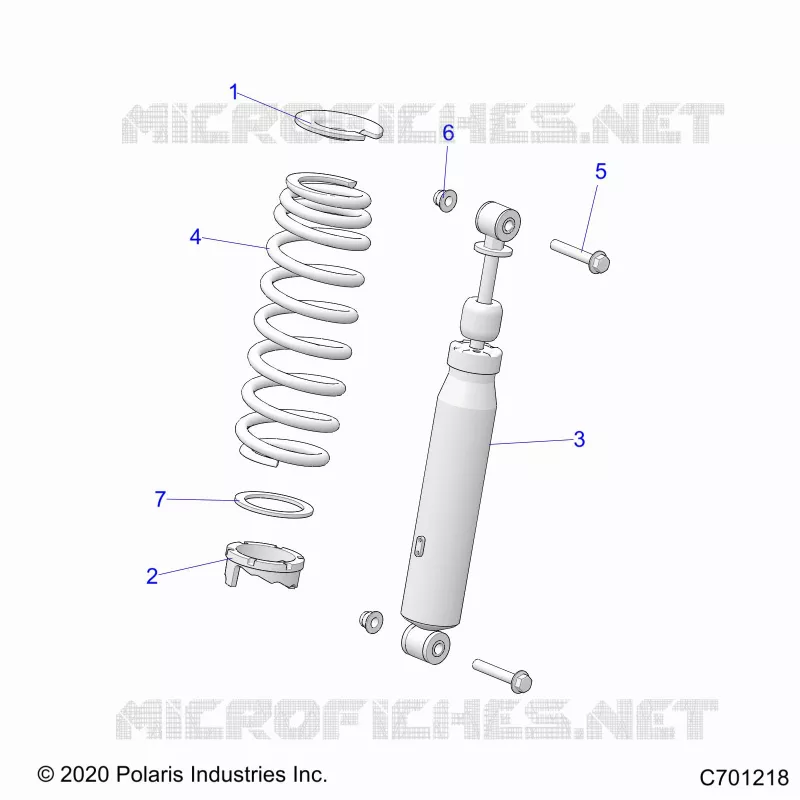SUSPENSION, AMORTISSEUR AVANT MOUNTING