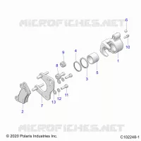 BRAKES, BRAKE ETRIER DE FREIN AVANT