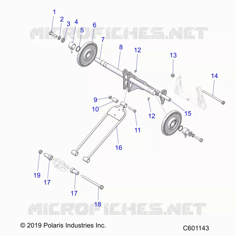 SUSPENSION, BRAS DE SUSPENSION ARRIERE