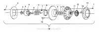 EMBRAYAGE DE TRANSMISSION CLASSIC TOURING 0973365 AND EUROPEAN CLASSIC TOURING E973365 (4938493849C002)