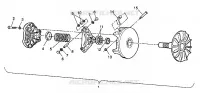 EMBRAYAGE DE TRANSMISSION ASSEMBLY TRAIL BLAZER W937221 (4924082408019A)