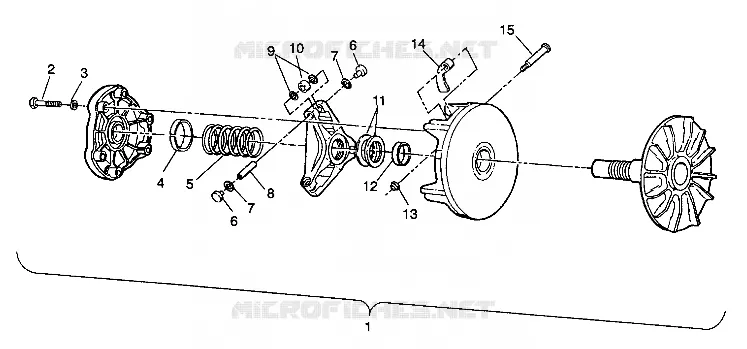 EMBRAYAGE DE TRANSMISSION ASSEMBLY TRAIL BLAZER W937221 (4924082408019A)