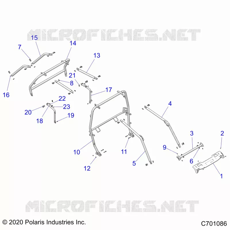 CHASSIS, CAB CADRE