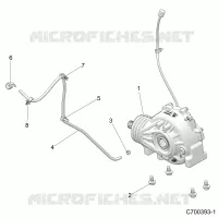 DRIVE TRAIN, FRONT SUPPORT PONT