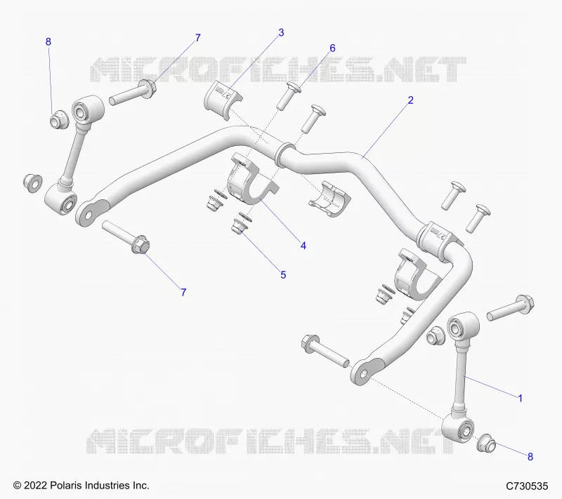SUSPENSION, FRONT BARRE STABILISATRICE