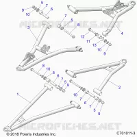 SUSPENSION AVANT CONTROL ARMS
