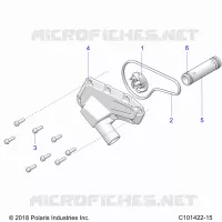 MOTEUR, WATERPUMP IMPELLER AND COVER