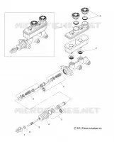 BRAKES, MASTER CYLINDRE ASM. (BUILT BEFORE 9/01/2016)