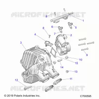 ENGINE, PRISE D'AIR MANIFOLD