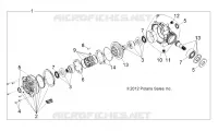 SYSTÈME DE TRANSMISSION, FRONT PONT INTERNALS 1333104