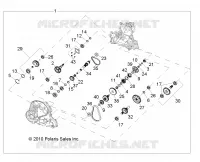 SYSTÈME DE TRANSMISSION, PONT PRINCIPAL INTERNALS