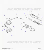 ENGINE, VALVE D'ECHAPPEMENT ASM. AND ACTUATOR