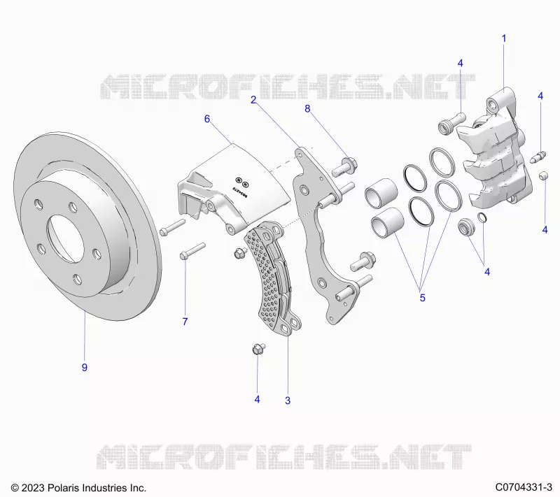 FREIN AVANT CALIPER