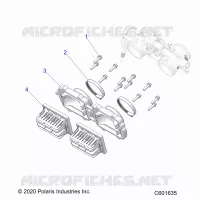 ENGINE, REED VALVE AND CORPS DE PAPILON ADAPTOR