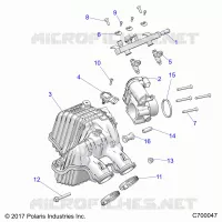 ENGINE, PRISE D'AIR MANIFOLD
