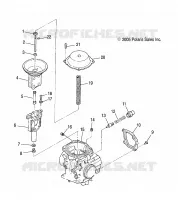 MOTEUR, CARBURATEUR, UPPER