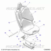 SIEGE ASM., FRONT