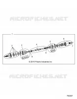 DRIVE TRAIN, CARDAN AVANT