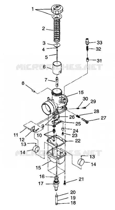 CARBURATEUR 500 INDY 0982764(A)(B) AND EUROPEAN 500 INDY E982764A (4942104210C012)