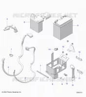 ELECTRICITE, BATTERY/BOX AND CABLES