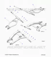 SUSPENSION ARRIERE CONTROL ARMS