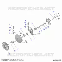 SYSTÃˆME DE TRANSMISSION, PRIMARY CLUTCH