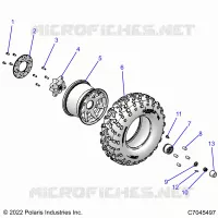 ROUES, REAR