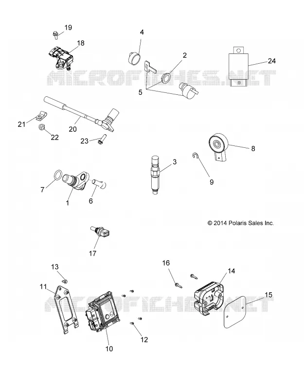 ELECTRICITE, SWITCHES, SENSORS AND ECM