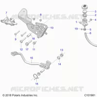 BRAKES, BRAKE PEDAL AND MAITRE CYLINDRE