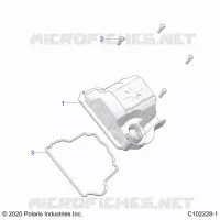 ENGINE, COUVERCLE SOUPAPE