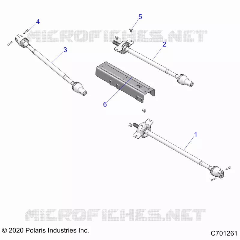 SYSTÃˆME DE TRANSMISSION, FRONT, MID, REAR PROP SHAFT