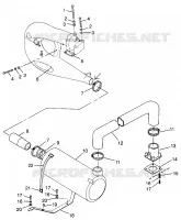 ECHAPPEMENT HURRICANE B964466 and  Intl. HURRICANE I964466 (4935733573B004)