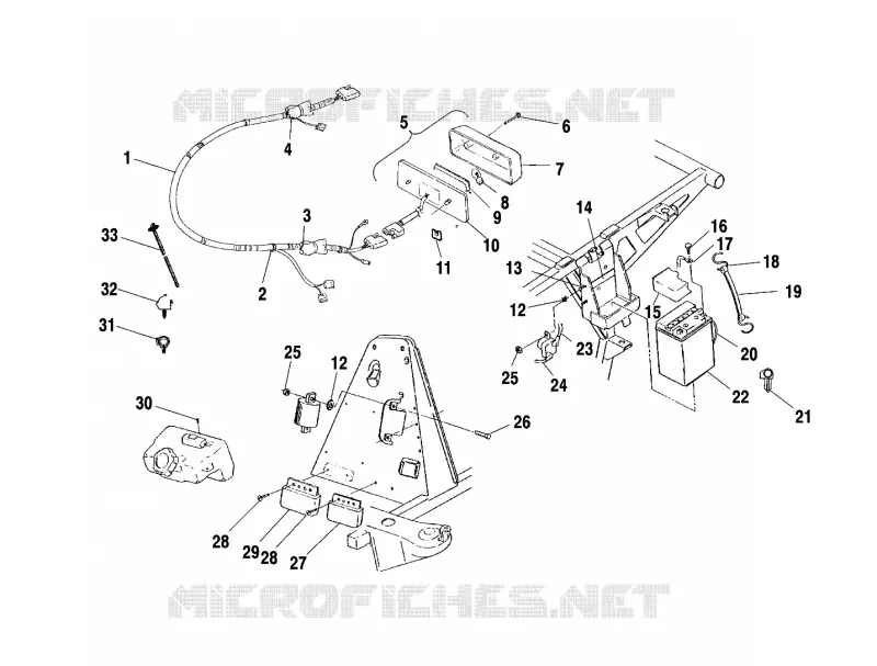 ELECTRICITE/FEU ARRIERE