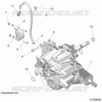 SYSTÃˆME DE TRANSMISSION, MAIN GEARCASE MOUNTING