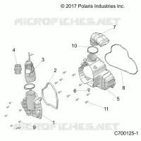 ENGINE, ALTERNATEUR  COVER HVAC