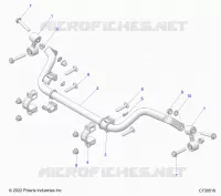 SUSPENSION, REAR, BARRE STABILISATRICE