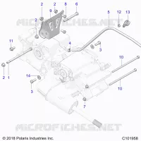 DRIVE TRAIN, MAIN SUPPORT PONT