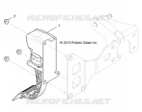 ENGINE, PEDALE D'ACCELERATEUR