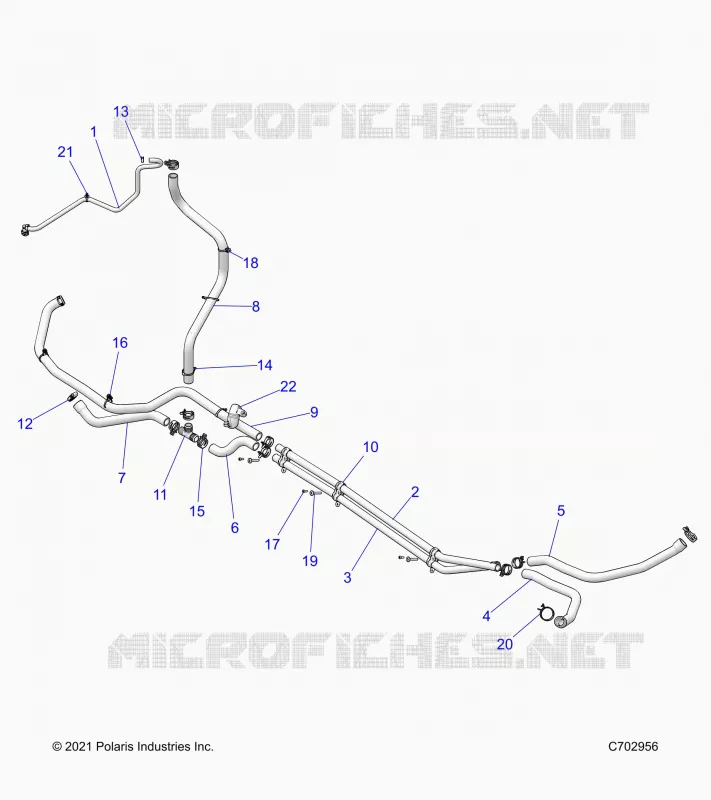 REFROIDISSEMENT ROUTING ENGINE