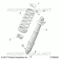 SUSPENSION ARRIERE SHOCK MOUNTING