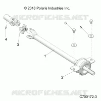 SYSTEME DE TRANSMISSION, MID PROP SHAFT