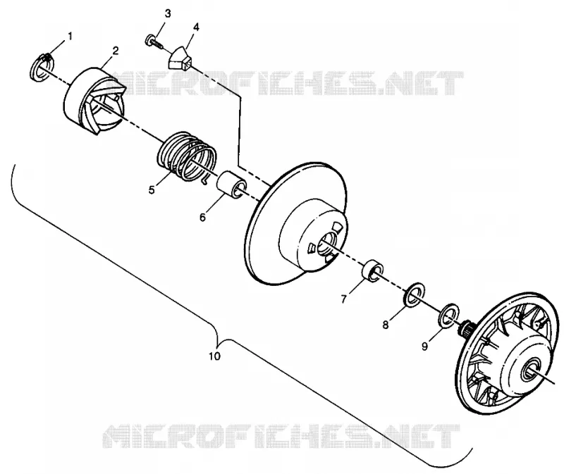 EMBRAYAGE DE TRANSMISSION LITE GT 0973133 AND EUROPEAN LITE GT E973133 (4938253825B012)