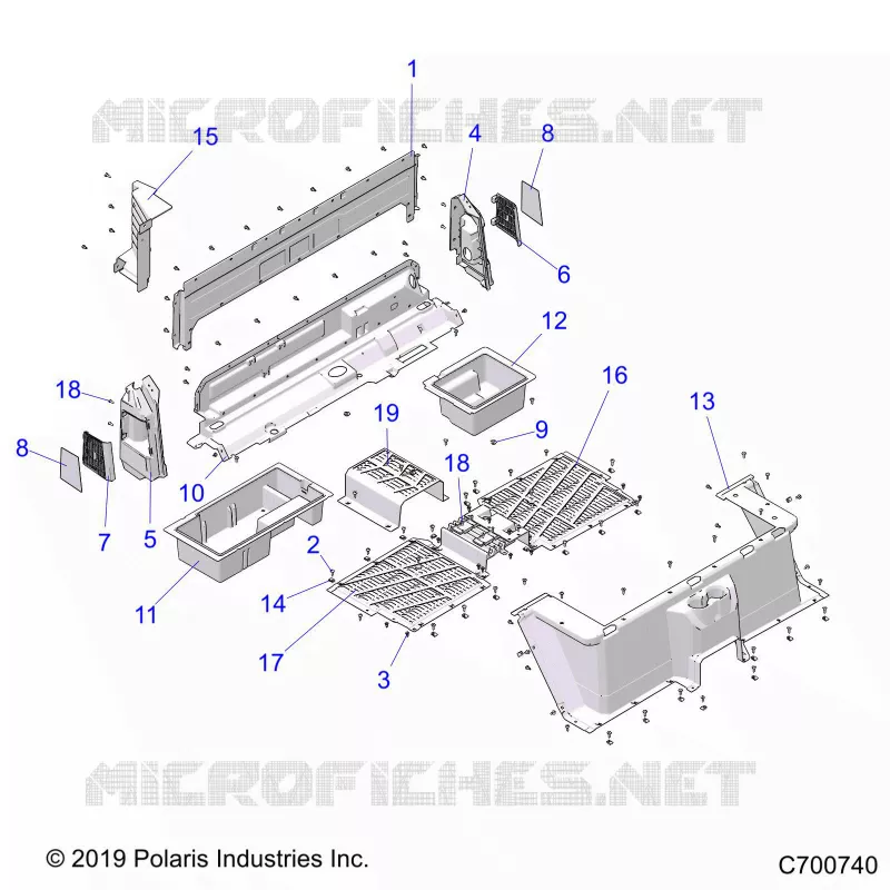 CARROSSERIE ARRIERE CLOSEOFF, AND FENDERS